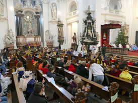 Diözesale Aussendung der Sternsinger im Hohen Dom zu Fulda (Foto:Karl-Franz Thiede)